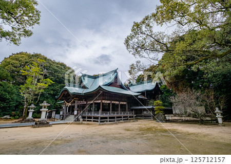周防国一宮　玉祖神社　社殿　山口県防府市大崎 125712157