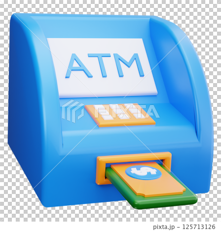 ATM 3D Icons ATM 3D Icons 125713126