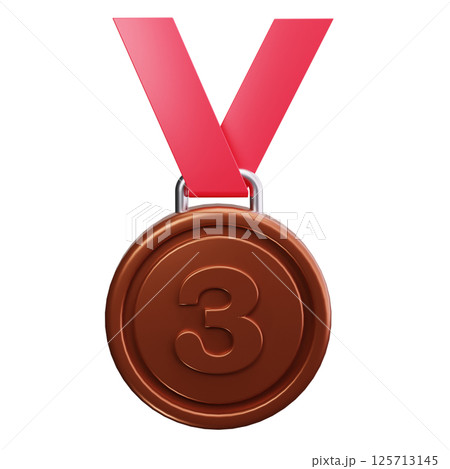 Medal 3 3D Icons 125713145