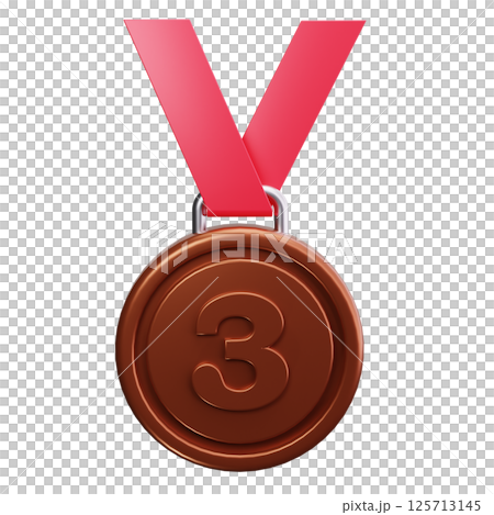Medal 3 3D Icons 125713145