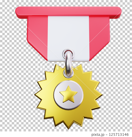 Medal Badge 3D Icons 125713146