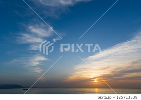 淡路サービスエリア（下り）の日の出 125713539