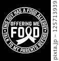 Talk to My Parents Before Offering Food TShirt Kid Food Allergy Awareness Tee with Ribbon 125713939