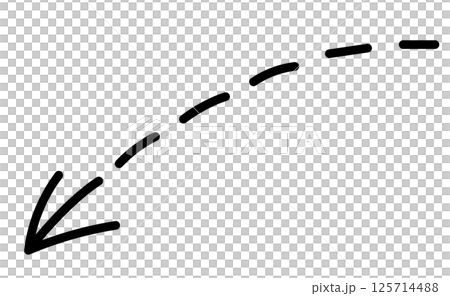 左下角手寫虛線箭頭 125714488