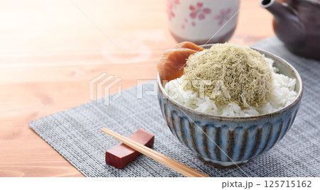 とろろ昆布ご飯 （ とろろ昆布丼 ） 125715162