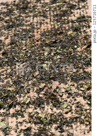 茶葉の天日干し 茶葉の天日干し 125716711
