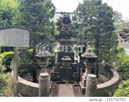 東京都三鷹市のお寺、井口院の雨乞弥勒の像です。 125716742