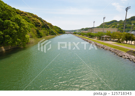 西海川河口の風景 西海川河口の風景 125718343
