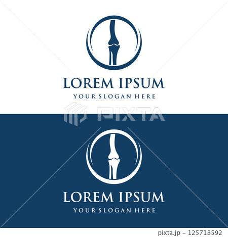 Bone or orthopedic logo template design for...のイラスト素材 [125718592] - PIXTA