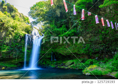 初夏の慈恩の滝 大分県玖珠郡 初夏の慈恩の滝 大分県玖珠郡 125719193