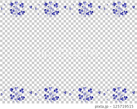 クローバーの背景（水彩）　B-3 125719515