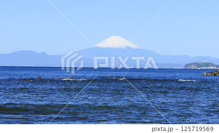 葉山から見た富士山 葉山から見た富士山 125719569