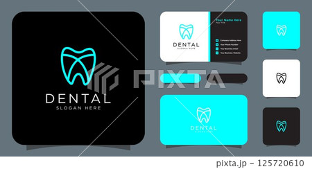 dental tooth logo vector design template dental tooth logo vector design template 125720610