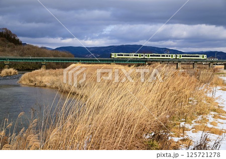 JR釜石線 猿ヶ石川橋梁 125721278