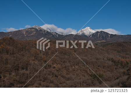 圧巻の姿を見せる八ヶ岳連峰 125721325