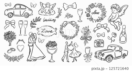 Elements to Incorporate for a Memorable Wedding Celebration in Your Creative Projects 125721640