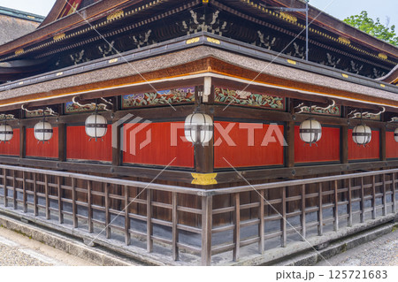 北野天満宮本殿の裏の社 透塀(京都市上京区) 北野天満宮本殿の裏の社 透塀(京都市上京区) 125721683