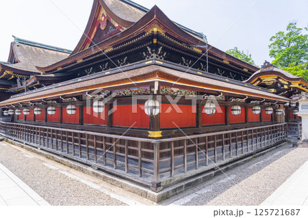 北野天満宮本殿の裏の社 透塀(京都市上京区) 北野天満宮本殿の裏の社 透塀(京都市上京区) 125721687