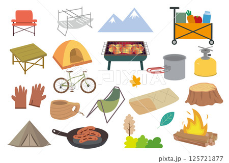 アウトドアキャンプレジャーセット 125721877