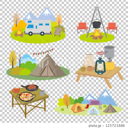 戶外露營休閒套裝 125721886