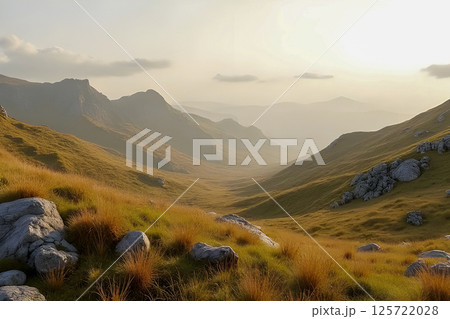 mountain landscape in autumn 125722028