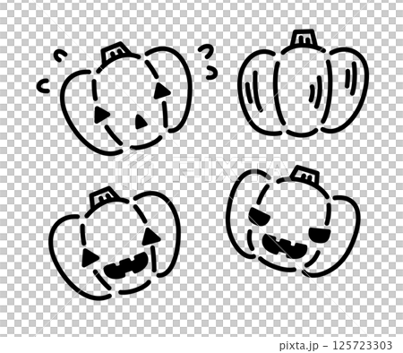 ハロウィン ジャックオランタン かぼちゃ パンプキン ハロウィン ジャックオランタン かぼちゃ パンプキン 125723303