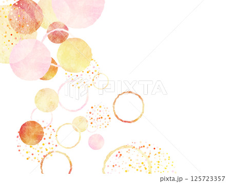 抽象的な丸の背景イラスト 抽象的な丸の背景イラスト 125723357
