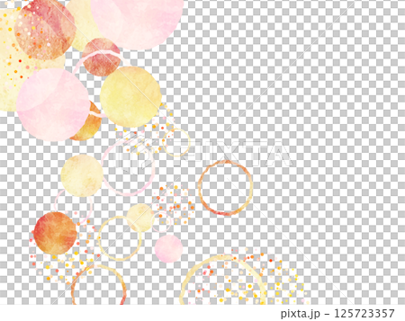 抽象的な丸の背景イラスト 抽象的な丸の背景イラスト 125723357