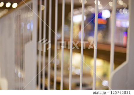 Straight Lines Of The Interior Balcony, Background for advertising and wallpaper in structure and buildings scene Straight Lines Of The Interior Balcony, Background for advertising and wallpaper in structure and buildings scene 125725831