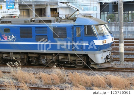 さいたま新都心駅に待機している電気機関車 さいたま新都心駅に待機している電気機関車 125726561