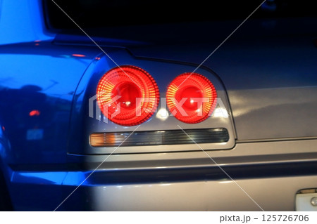車のテールランプ 車のテールランプ 125726706