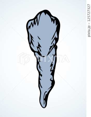 The layout of tooth. Vector drawing 125727327