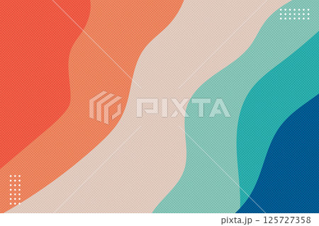 Colorful gradient abstract waves background illustration Colorful gradient abstract waves background illustration 125727358