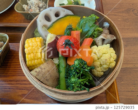 野菜のせいろ蒸し 野菜のせいろ蒸し 125729035