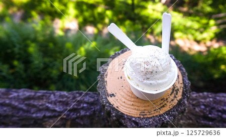 亀老山売店の玉藻塩アイス 125729636