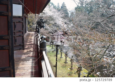 大和多武峰　談山神社　拝殿舞台 125729789