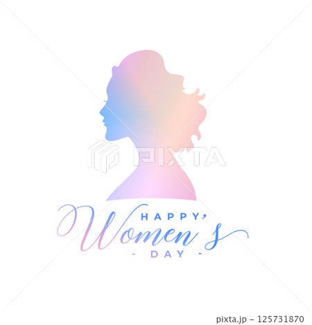 lovely happy women's day greeting card to express your appreciation 125731870