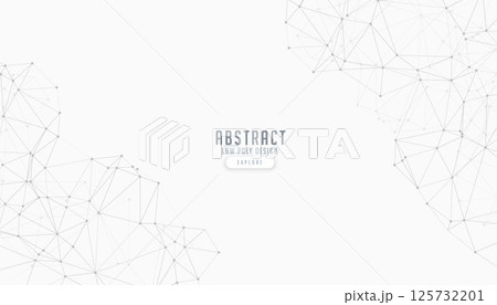 abstract low poly geometric dots and lines for data science abstract low poly geometric dots and lines for data science 125732201