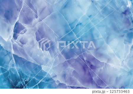 Abstract marble texture background in pastel blue purple colors AI Generative 125733463