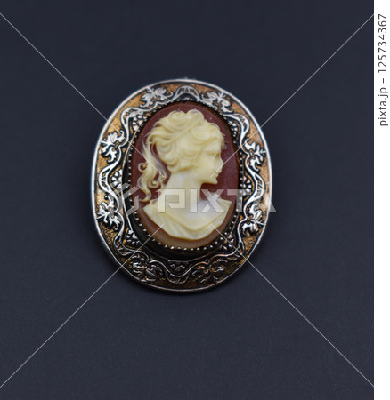 Flat photo brooch handmade floral design for women Flat photo brooch handmade floral design for women 125734367