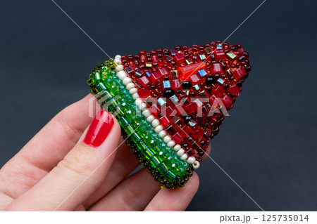 Vintage brooch floral close up product shot for women 125735014