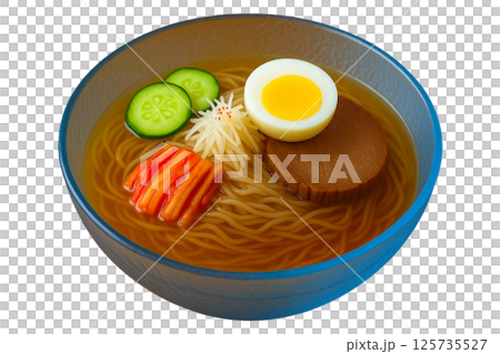 涼しげで美味しそうな冷麺 125735527