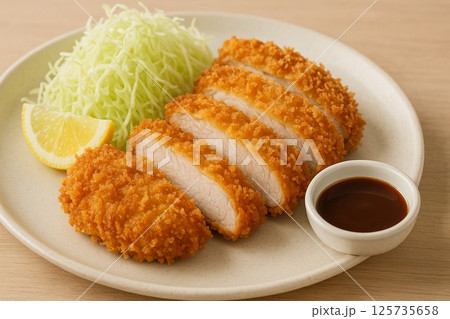 ジューシーでサクサク!本格チキンカツの魅力 ジューシーでサクサク!本格チキンカツの魅力 125735658