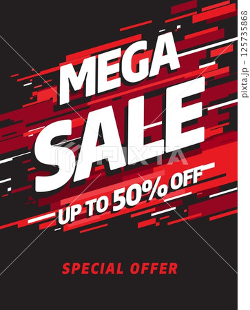 Sale banner template design. Special offer. Sale banner template design. Special offer. 125735868