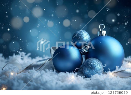 Festive Holiday Scene with Abstract Background 125736039