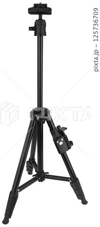 Tripod for camera phone or camcorder, on a white background Tripod for camera phone or camcorder, on a white background 125736709