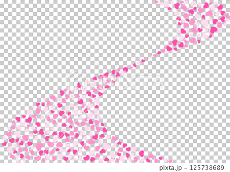 Heart pattern background Pink 3 colors Heart Heart pattern background Pink 3 colors Heart 125738689