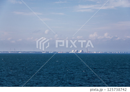 【さんふらわあ さっぽろ大洗行　福島第一原子力発電所沖を航行】 125738742