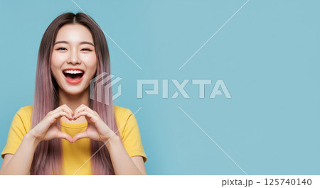 笑顔とハートで伝える想い 125740140