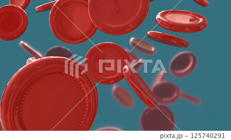 The Blood cell for health or sci concept 3d rendering. The Blood cell for health or sci concept 3d rendering. 125740291